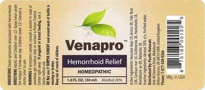 Venapro - PNAT13 Venapro 1 28 15